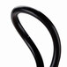 A black plastic curved O-ring for a Waring blender.