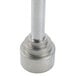 A stainless steel Waring drive shaft with a metal cap on one end.