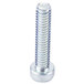 A close-up of a Waring screw with a hex head.