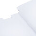 A white control panel baffle for a Waring blender.