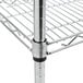 A Metro Super Erecta chrome post for a wire shelf.