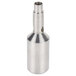 A silver cylindrical piston with a hole.