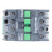A close-up of an ARY Vacmaster intermediate relay, a grey electrical device with green and black buttons.