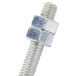 A close-up of an ARY Vacmaster lower gas shock bracket bolt and nut.
