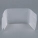 A white plastic Waring PCB board shield with holes.