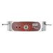 The stainless steel base shell for a Waring crepe maker with a red button.