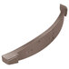 A brown plastic Carlisle sneeze guard cap with holes on the side.