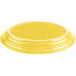 A Fiesta sunflower yellow china platter with a white border.