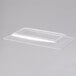 An American Metalcraft clear rectangular styrene platter.