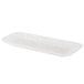 A white rectangular American Metalcraft Translucence platter.