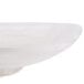 A clear plastic American Metalcraft Translucence platter with a white background.
