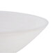 An American Metalcraft Translucence round bowl with a curved edge on a white background.