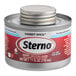 A can of Sterno Handy Wick 6-hour chafing fuel with a safety twist cap.