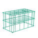 A green Microwire soup bowl rack with four shelves.