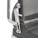 A metal pivot bracket for a Waring Panini grill.
