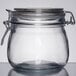 An American Metalcraft glass apothecary jar with a metal lid.