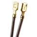 A Waring brown lead assembly with two gold cables.