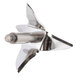 A Waring 503407 stainless steel blade assembly with a screw.