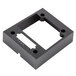 A black square Waring switch assembly with two holes.