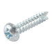 A close-up of a silver Waring motor and base screw.