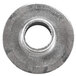 A close-up of a Waring eyelet for a blender. A round metal object with a hole in it.