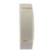 A white rectangular object with a hole.