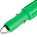 A Unger green plastic cone adapter with a metal screw.