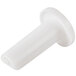 A close-up of a white plastic Waring actuating lever.