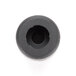 A black rubber Waring foot with a hole.
