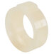 A white circular Waring housing seal with a hole in the middle.