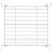 MetroMax Q shelving with Metro adjustable slides. A white wire rack with wire rods.