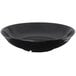 A black Carlisle melamine deli crock.