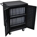 Luxor LLTP24-B 24 Laptop Charging Cart - 31 1/8 inch x 21 1/8 inch x 40 1/8 inch