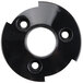 A black plastic circular disc with holes.
