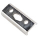 A Waring quadrant bracket with two holes.