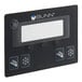 A black rectangular Bunn membrane switch with white rectangles and buttons.