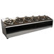 Steril-Sil LTC-6SW 6-Hole Complete Non-Insulated Stainless Steel Countertop Condiment Dispenser