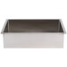 A silver rectangular metal drop-in for two Steril-Sil E1 inserts.