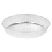 A round aluminum pan with a white background.