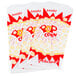 A group of Paragon jumbo paper popcorn bags with the words "fresh and delicious" on them.