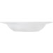 A CAC Harmony super white porcelain soup bowl with a white background.