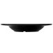 A case of 12 textured black GET Melamine bowls.