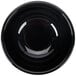 A black bowl with a white background.