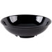 A black GET Elegance melamine bowl.