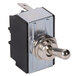 An Avantco power switch with a metal toggle knob.