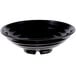 A GET Milano black melamine bowl.