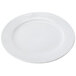 A CAC Corona porcelain plate with an embossed swirl design.