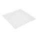 A white square Bobrick vinyl liner for stainless steel trash cans.