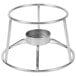 An American Metalcraft stainless steel stand with a round bowl on top.