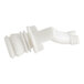 A close-up of a white plastic nozzle.